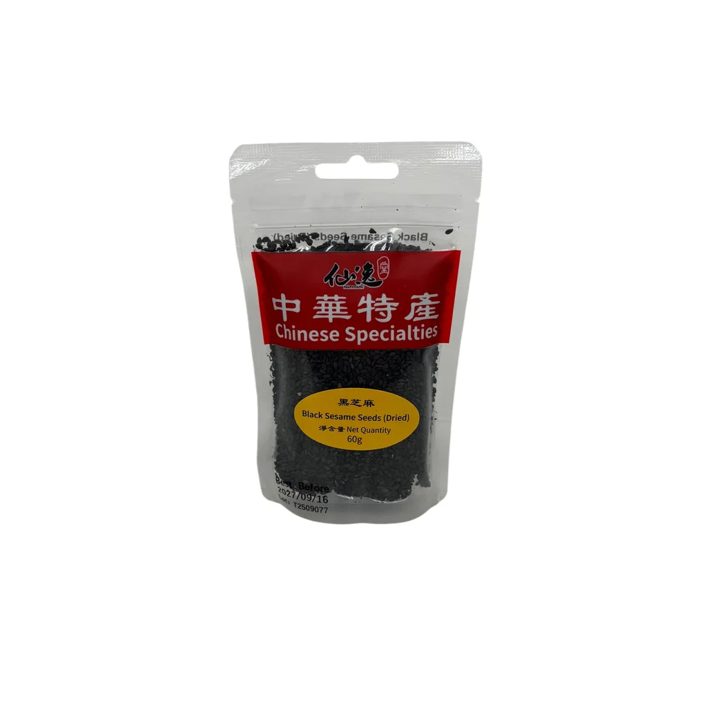 Black Sesame Seeds (Dried) — Front image