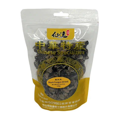 黑木耳 100 g 包裝正面