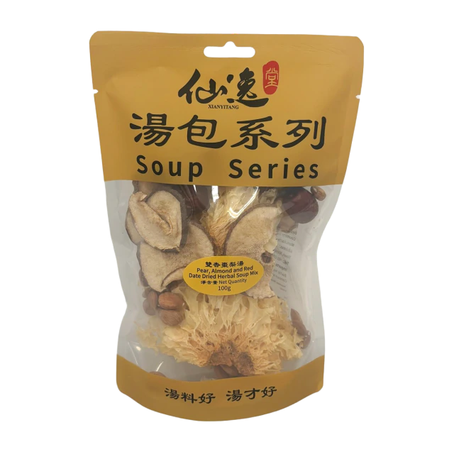 雙杏棗梨湯料包